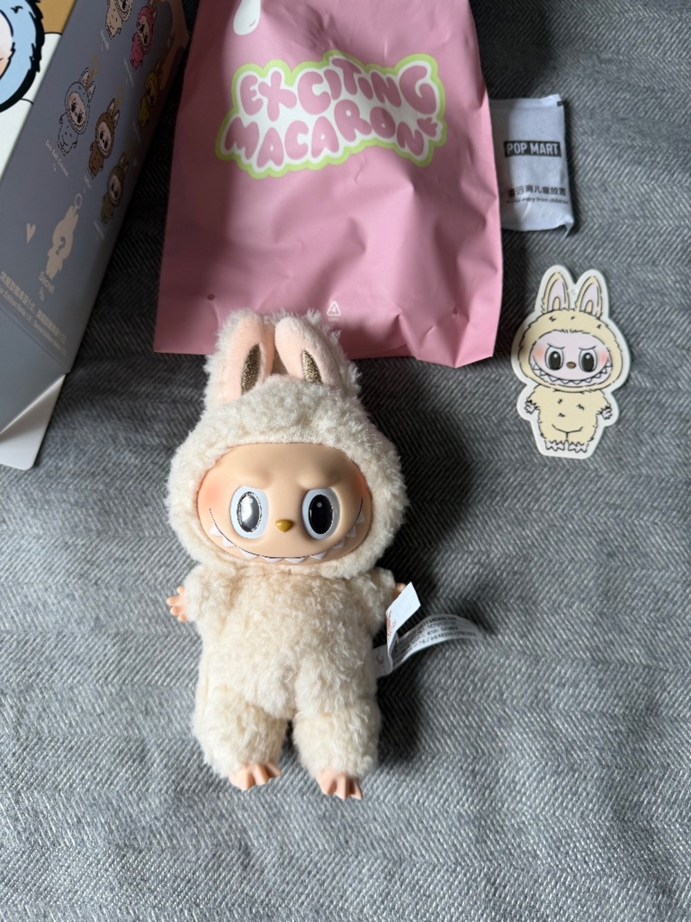 Authentic Pop Mart Labubu Soymilk